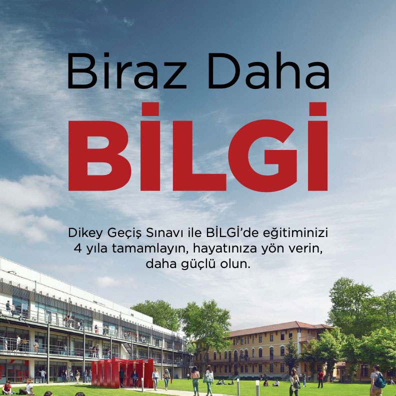 Broşür ve Katalog Adaylar için BİLGİ BİLGİ Üniversitesi